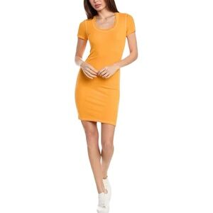 ATM Anthony Thomas
Melillo
Fitted Rib-Knit Minidress in Orange Sz